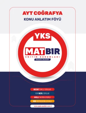 AYT Coğrafya Konu Anlatım Föyü