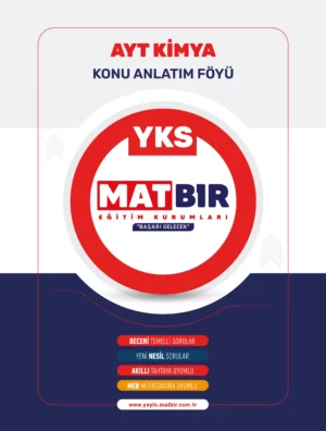 AYT Kimya Konu Anlatım Föyü